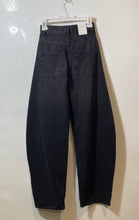 Load image into Gallery viewer, Zara Womens Black Denim High Rise Balloon Wide-Leg Jeans Size EU 32 US 0 W/ Tag
