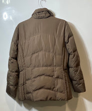 Load image into Gallery viewer, Calvin Klein Womens Brown Long Sleeve Regular Fit Full-Zip Puffer Jacket Size L
