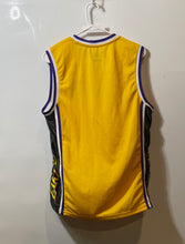 Load image into Gallery viewer, Ultra Game Mens Yellow Crew Neck Los Angeles Lakers Basketball-NBA Jersey Size S
