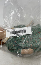 Load image into Gallery viewer, Brown Hair Blue Eyes Collector Play Doll In Green White Flower 2 Piece Outfit
