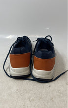 Load image into Gallery viewer, Corasun Mens Blue Leather Low Top Lace-Up Sneaker Shoes Size EUR 42
