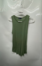 Load image into Gallery viewer, Gap Womens Green Sleeveless Round Neck Pullover Wide Strap Tank Top Size XS
