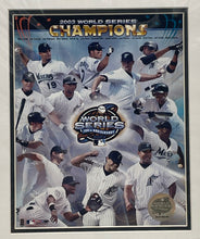 Load image into Gallery viewer, Marlins World Series Champions 100th Anniversary 2003 Baseball Team Poster

