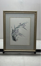 Load image into Gallery viewer, Framed Chinese Asian Botanical Floral Matted Wall Decor Art Painting
