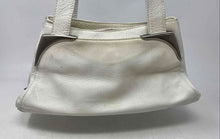 Load image into Gallery viewer, Giorgio Ferretti Womens White Leather Double Handle Inner Pocket Shoulder Bag
