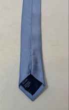 Load image into Gallery viewer, Charles Tyrwhitt Mens Blue Silk Keeper Loop Adjustable Pointed Tie
