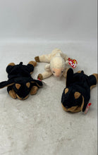Load image into Gallery viewer, Lot Of 3 Pcs Ty Multicolor Various Animals Beanie Babies Plush Toys
