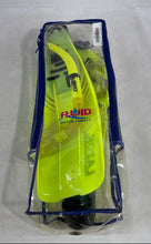 Load image into Gallery viewer, Fluid Lime Green Scuba Diving Mask Snorkel &amp; Lazor Fins Snorkeling Set Sz 11-13
