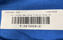 Load image into Gallery viewer, Air Jordan Mens Blue Graphic Print Jumpman Two 18 Pullover T-Shirt Size XL
