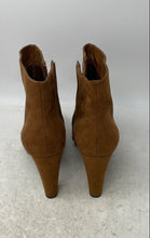 Load image into Gallery viewer, Mossimo Supply Co. Womens Brown Side Zip Block Heel Ankle Booties Size 11
