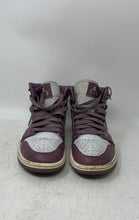 Load image into Gallery viewer, Nike Womens Air Jordan 1 Mid Sky J Mauve Pure Platinum Purple Sneaker Shoes Sz 6
