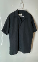 Load image into Gallery viewer, Alfani Mens Black Short Sleeve Collared Regular Fit Button-Up Shirt Size L
