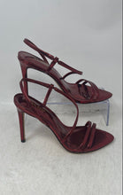 Load image into Gallery viewer, Aldo Womens Twila Dark Red Open Toe Stiletto Heel Strappy Sandals Size 7
