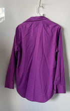 Load image into Gallery viewer, Calvin Klein Mens Purple Non-Iron Slim Fit Long Sleeve Dress Shirt Size 15 32/33
