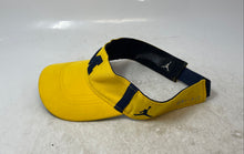 Load image into Gallery viewer, Jordan Womens Yellow Michigan Wolverines NCAA Football Visor Cap One Size
