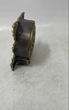 Load image into Gallery viewer, Set Of 2 Pcs Assorted Pearl Metal Body Mini Analog Quartz Desk Clocks Not Tested
