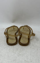 Load image into Gallery viewer, Coach Womens Natalee Jelly Yellow Signature Print Open Toe Thong Sandals Size 5
