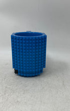 Load image into Gallery viewer, Lego Blue BPA-Free Plastic Build-On Brick Building Block Toy Coffee Mug
