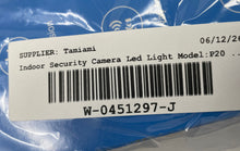 Load image into Gallery viewer, Hiseeu Model P20 White Indoor Security Camera And Led Light Not Tested
