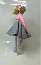 Load image into Gallery viewer, Pink Sweater Gray Felt Poodle Skirt Blonde Hair Peggy Sue Fashion Doll
