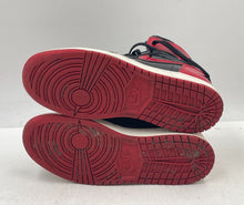 Load image into Gallery viewer, Authentic Nike Kids Jordan 1 Retro High OG Black Red Sneaker Shoes Size 5.5Y

