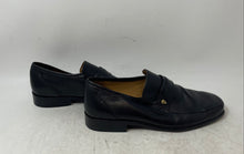Load image into Gallery viewer, Clarks Mens Black Leather Round Toe Slip-On Loafer Shoes Size UK 7
