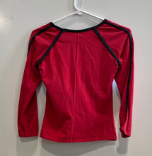Load image into Gallery viewer, Armani Exchange Womens Red Graphic Print Long Sleeve V-Neck Pullover T-Shirt S
