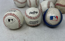 Load image into Gallery viewer, Lot Of 9 Pcs Assorted Mixed Variety White Official League Baseball Balls

