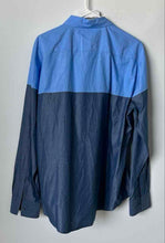 Load image into Gallery viewer, Boss Hugo Boss Mens Light Blue Cotton Slim Fit Collared Button-Up Shirt Size XL
