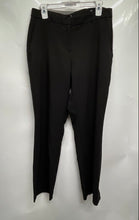 Load image into Gallery viewer, Anne Klein Womens Black Flat Front Pockets Straight Leg Dress Pants Size 10
