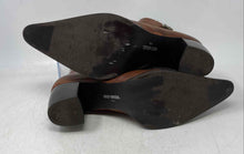Load image into Gallery viewer, Harley-Davidson Womens Brown Leather Pointed Toe Side-Zip Ankle Booties Size 11M
