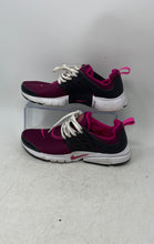 Load image into Gallery viewer, Nike Kids Presto 833875-601 Pink Black Low Top Lace-Up Sneaker Shoes Size 5Y

