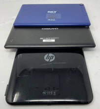 Load image into Gallery viewer, Lot Of 3 Pieces Assorted Black Blue Mix Of Android Tablets Not Tested For Parts
