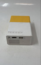 Load image into Gallery viewer, Yellow White LED LCD Home Theater Portable Compact Mini Projector Not Tested

