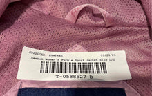 Load image into Gallery viewer, Reebok Womens Purple Long Sleeve Full- Zip Sports Windbreaker Jacket Size L/G
