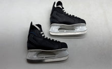 Load image into Gallery viewer, American Athletic Shoe Unisex Kids Force 2.0 Black Blue Ice Hockey Skates Size 4

