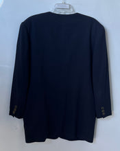 Load image into Gallery viewer, Ellen Tracy Womens Blue Single Breasted One-Button Blazer Size 14 With Tag
