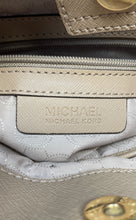 Load image into Gallery viewer, Michael Kors Womens Brown Hamilton Saffiano Leather Pockets Satchel Handbag

