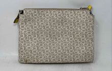 Load image into Gallery viewer, Calvin Klein Womens Beige Signature Print Shoulder Crossbody Handbag
