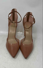 Load image into Gallery viewer, Aldo Womens Deedee Nude Pointed Toe Ankle Strap Block Pump Heels Size 9
