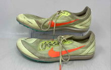 Load image into Gallery viewer, Nike Mens Zoom Rival D 10 Yellow Orange Lace-Up Low Top Running Cleats Size 12
