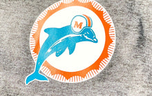 Load image into Gallery viewer, Nike Mens Gray Heather Miami Dolphins Crew Neck Pullover T-Shirt Size XL
