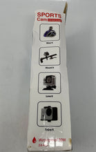 Load image into Gallery viewer, Full HD 1080p Waterproof 30M Sports Action Camera With Accessories Untested

