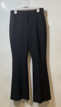 Load image into Gallery viewer, Express Womens Black Flat Front Bootcut Leg Dress Pants Size 8
