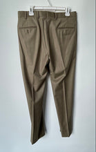 Load image into Gallery viewer, Brooks Brothers Mens Brown Flat Front Straight Leg Dress Pants Size W34
