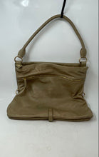 Load image into Gallery viewer, Sabina New York Womens Light Brown Genuine Leather Zipper Pockets Shoulder Bag
