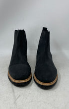 Load image into Gallery viewer, Toms Womens Cleo Black Suede Pull-On Block Heel Ankle Chelsea Boots Shoes Size 7
