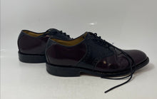 Load image into Gallery viewer, Johnston &amp; Murphy Mens Burgundy Lace-Up Wingtip Oxford Dress Shoes Size 8.5

