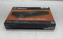 Load image into Gallery viewer, Trendnet 16-Port Rack Mount KVM Switch TK-1603R VGA USB PS/2 Sealed Not Tested
