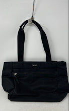 Load image into Gallery viewer, Kenneth Cole Reaction Womens Black Bottom Studs Inner Pockets Shoulder Tote Bag
